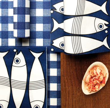 Cocktail Napkins - Français Paviot - Fish