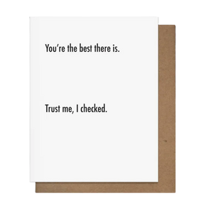 You’re the Best There is Card