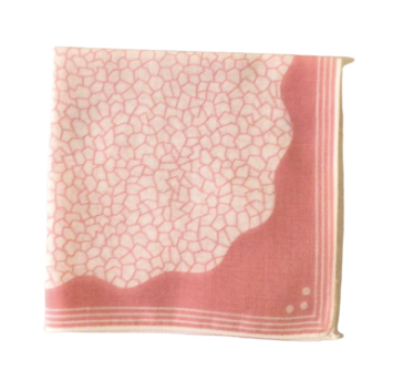 Vintage Pink Patterned Hankie