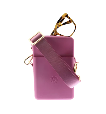 Silicone Crossbody Bag - Orchid