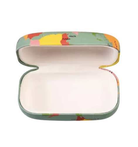 Mini Travel Case - World Map