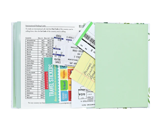 Large-Format  Address Book - Eucalyptus