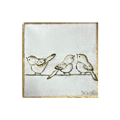 Original Art, Birds on a Wire Series - 4598