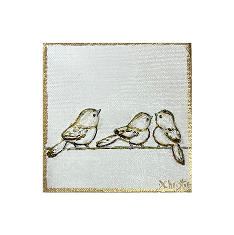 Original Art, Birds on a Wire Series - 4595