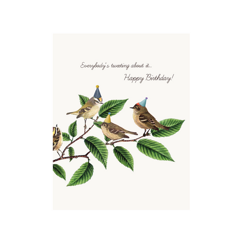 Everybody's Tweeting About It Birthday Card