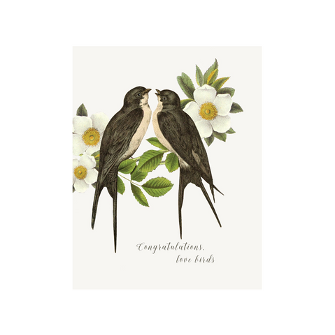 Congratulations, Love Birds Card