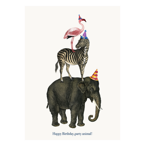 Happy Birthday, Party Animal! Card