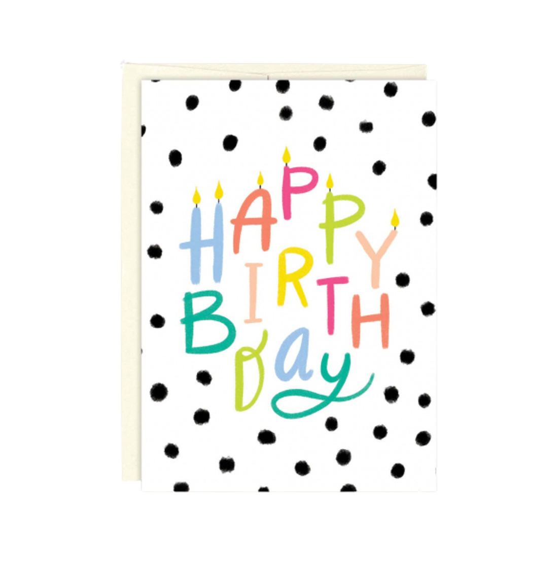 Happy Birthday Polka Dots Card