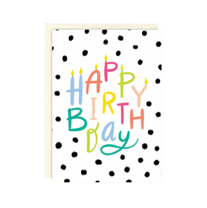 Happy Birthday Polka Dots Card