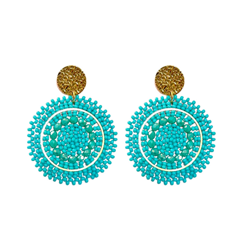 Mini Espagnola Earrings - Turquoise