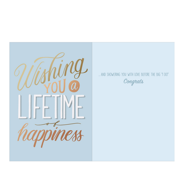 Wishing You A Lifetime Of Happiness Card