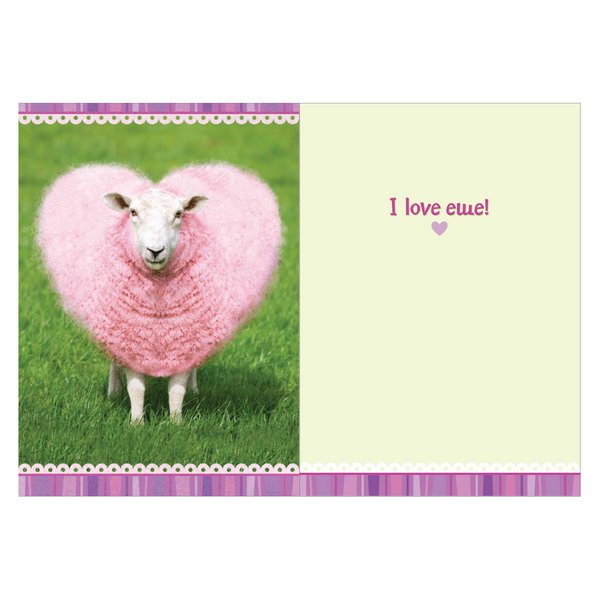 I Love Ewe Card