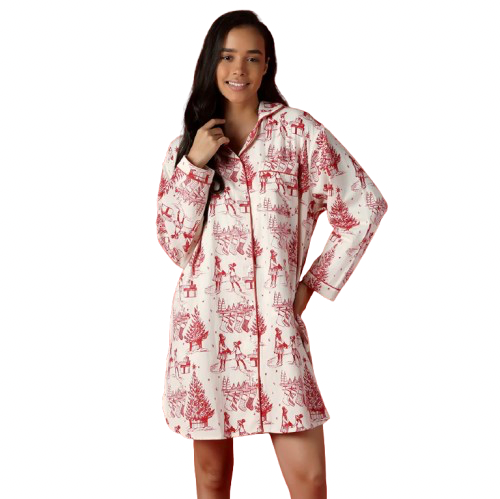 Holiday Memories Flannel Nightshirt