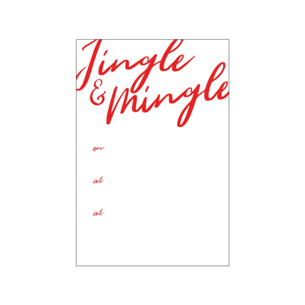 Jingle & Mingle Invitations