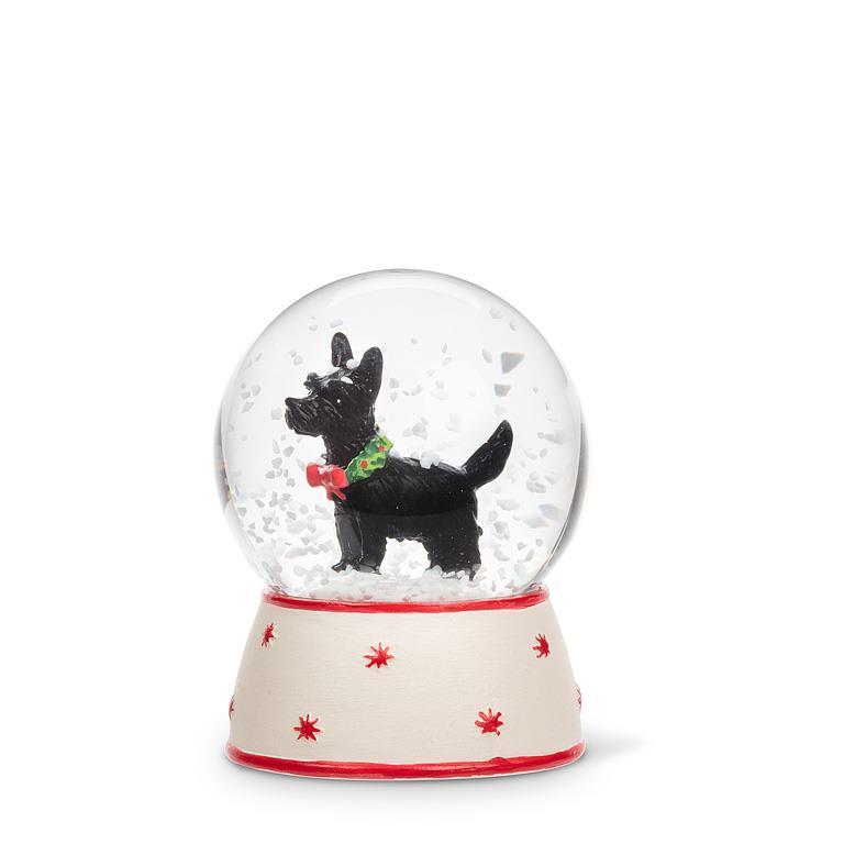 Small Scottie Dog Snow Globe