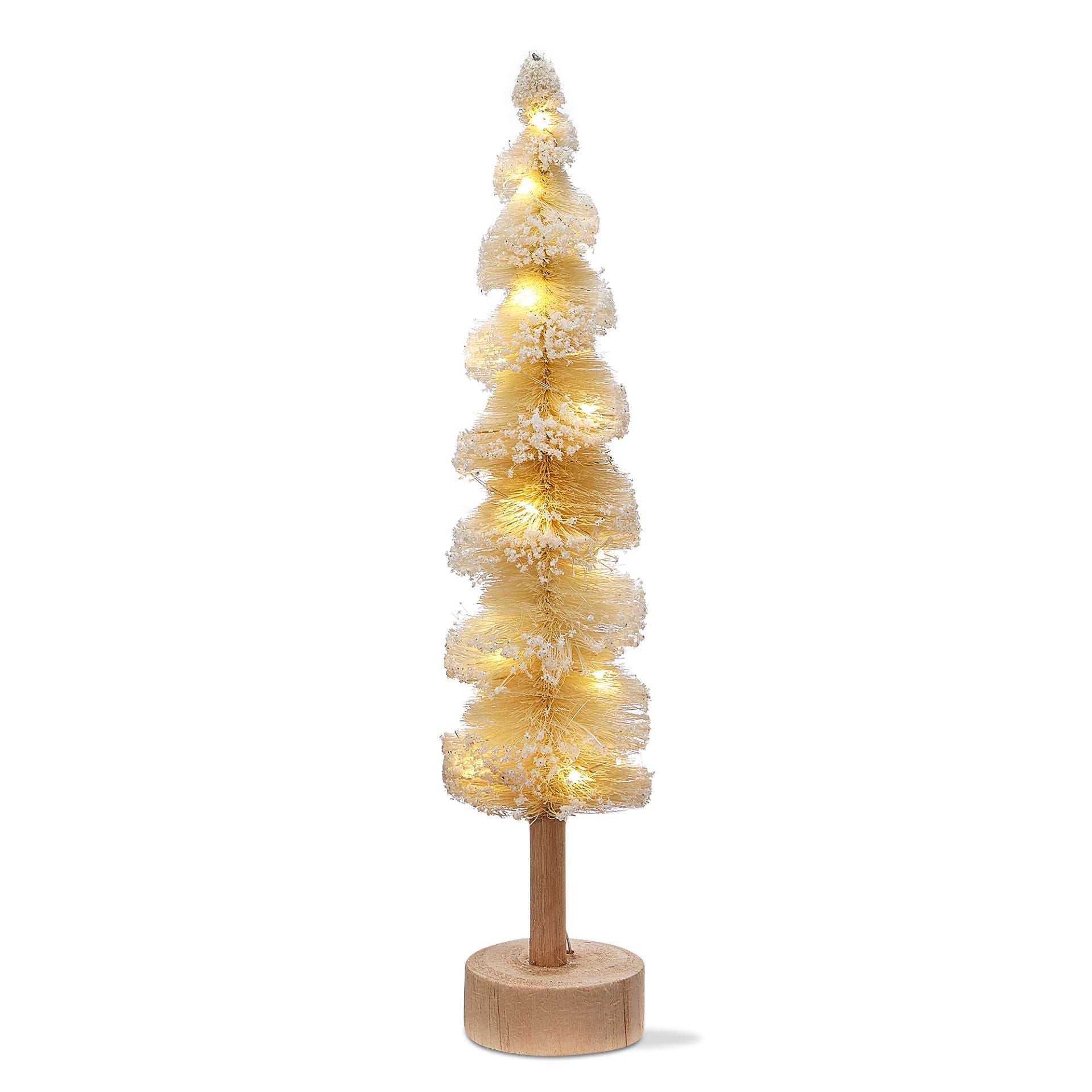 Snowtipped Spiral Sisal Tree - Natural