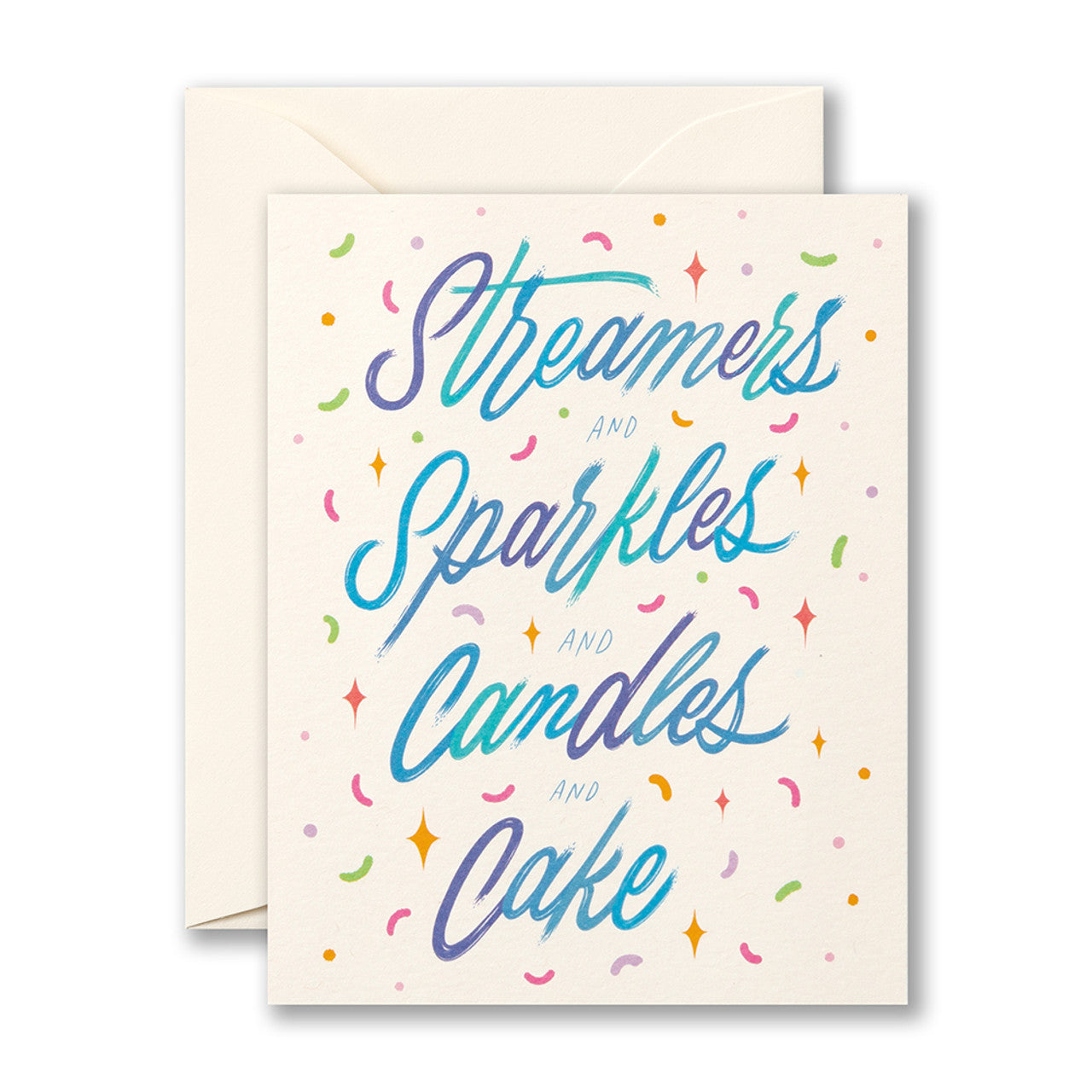 Streamers and Sparkles and Candles and Cake...Card