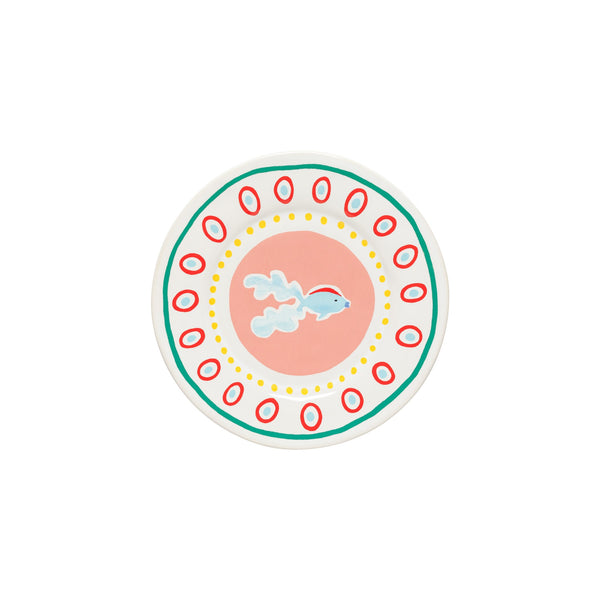 Summer Bliss Salad/Dessert Plate Guppy by Costa Nova