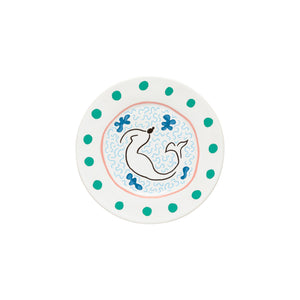 Summer Bliss Salad/Dessert Plate Mermaid by Costa Nova