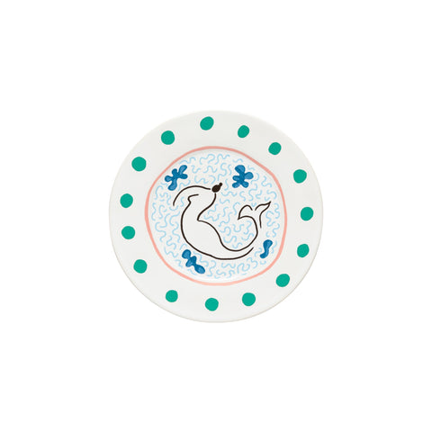 Summer Bliss Salad/Dessert Plate Mermaid by Costa Nova