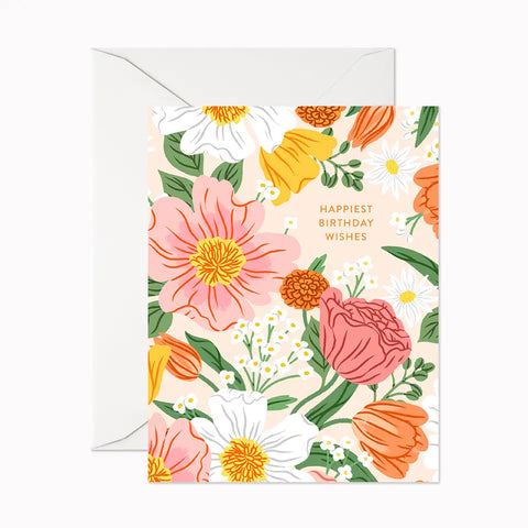Sunpetal Birthday Wishes Card