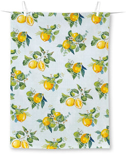 Lemon Wreath Tea Towel