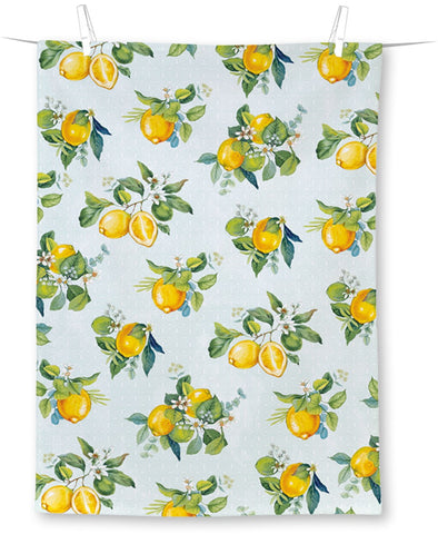 Lemon Wreath Tea Towel