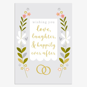 Love Laughter Happily Ever After Card