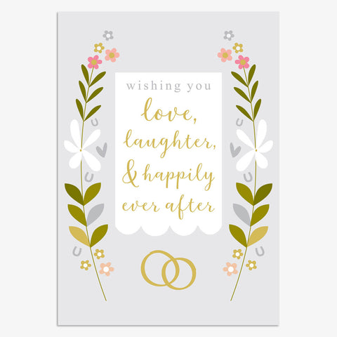 Love Laughter Happily Ever After Card