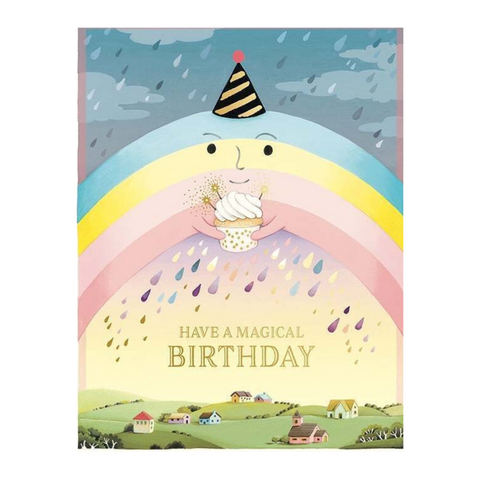Rainbow Magical Birthday Card