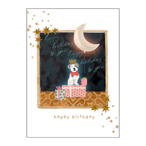 Midsummer Dog Birthday Card