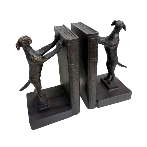 Vintage Dog Bookends