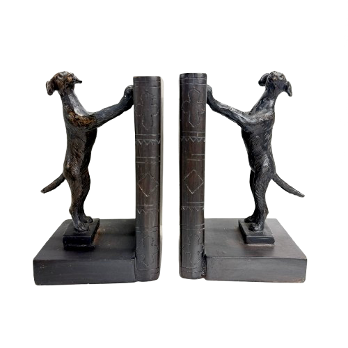 Vintage Dog Bookends