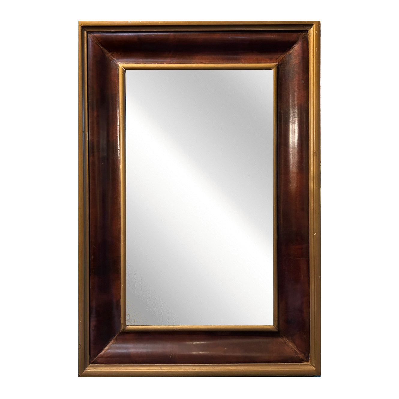 Vintage Wood Frame Mirror