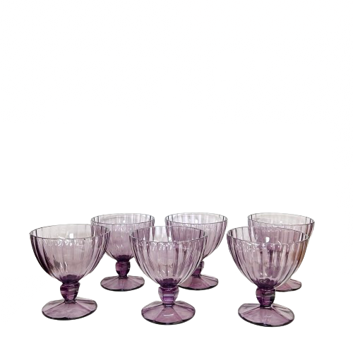 Vintage Amethyst Coupes s/6
