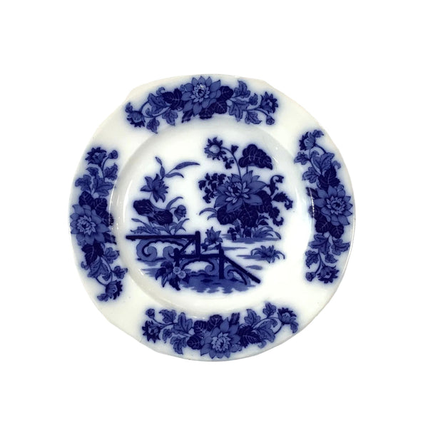 Vintage Ashworth Brothers Flow Blue “Yedo” Dinner Plate