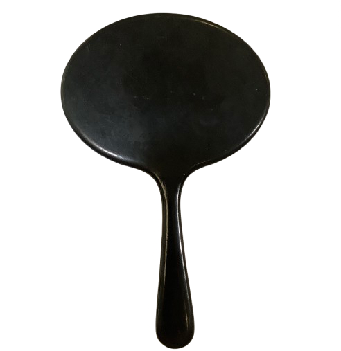 Vintage Black Handheld Mirror