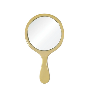 Vintage French Ivory Handheld Mirror