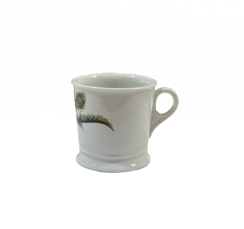 Vintage Peacock Feather Mug