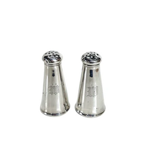 Vintage Sterling Silver Salt & Pepper Pair