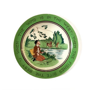 Vintage Wedgwood Fishing Plate