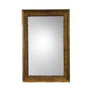 Vintage Wood Framed Mirror