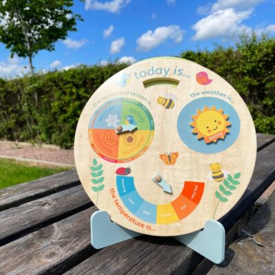 Spring Garden Weather Clock