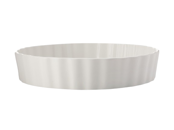White Quiche Dish