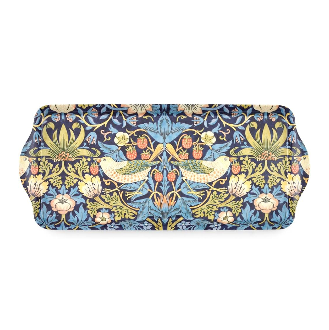 William Morris - Strawberry Thief Blue Sandwich Tray
