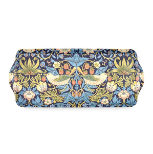 William Morris - Strawberry Thief Blue Sandwich Tray