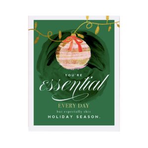 You're Essential Holiday Card