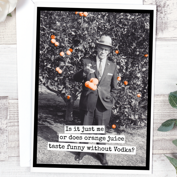 Is It Just Me, Or Does Orange Juice Taste Funny Without...