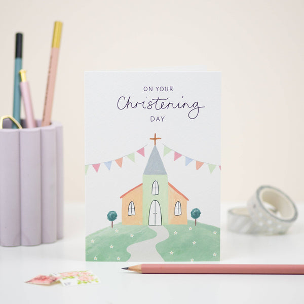 On Your Christening Day Card 