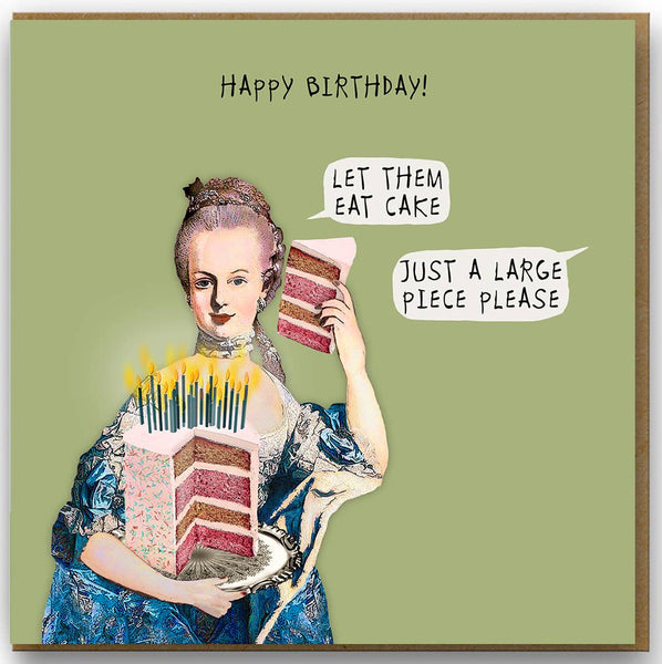 Let Them Eat Cake Card